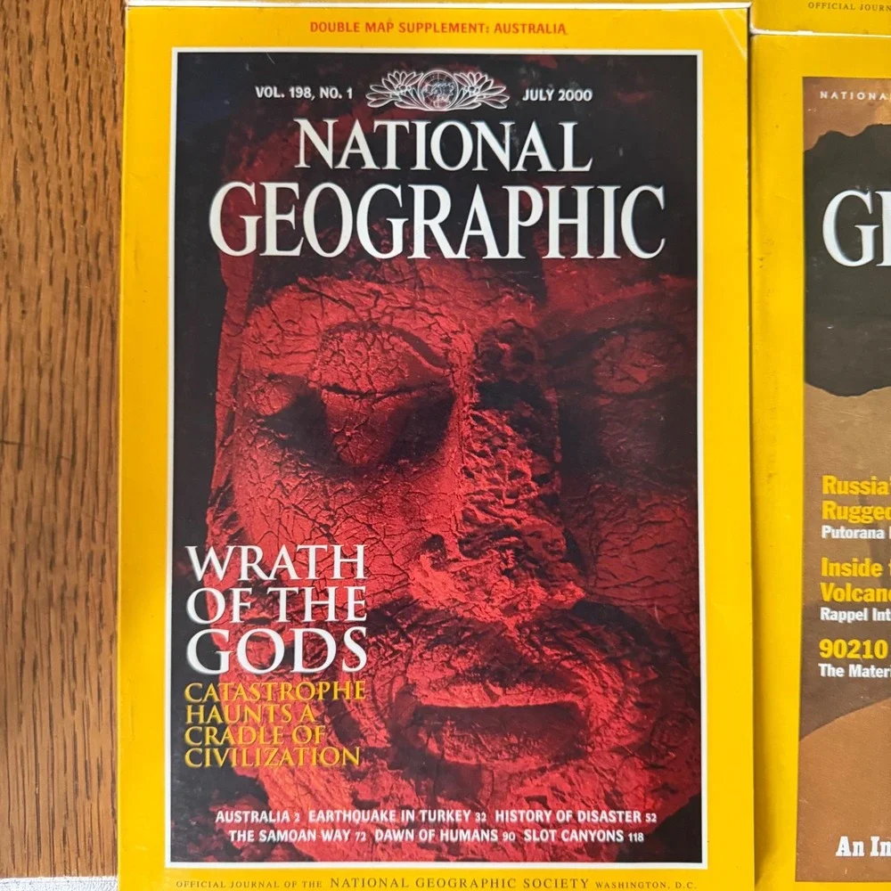 National Geographic Magazine Lot of 7 Vintage 1978-2000 Sydney Olympics Libya